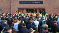 'Serious anger' - EFL fans set off flares outside directors' entrance in protest amid losing streak