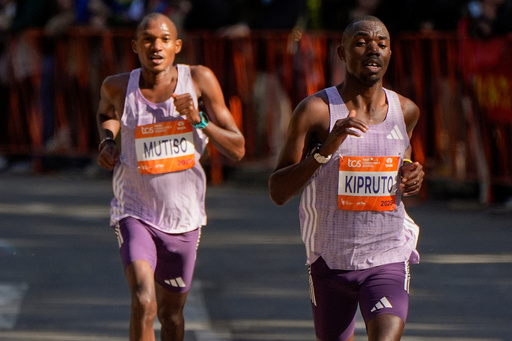 Obiri sets women's NYC Marathon course record, Kipruto wins men's race in photo finish