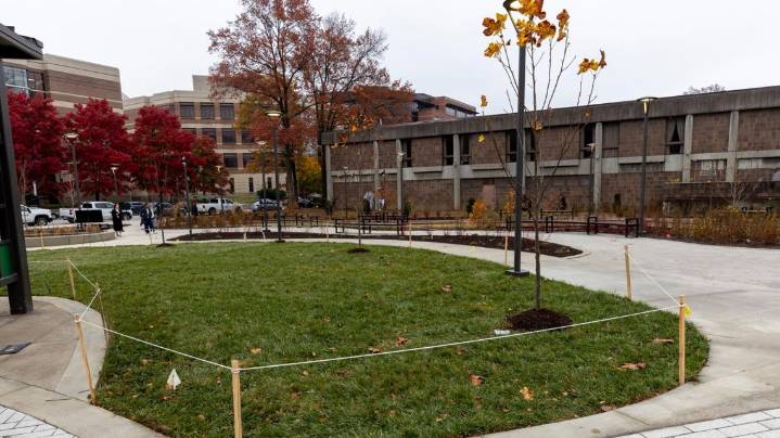 New public green space opens in downtown Louisville’s medical district