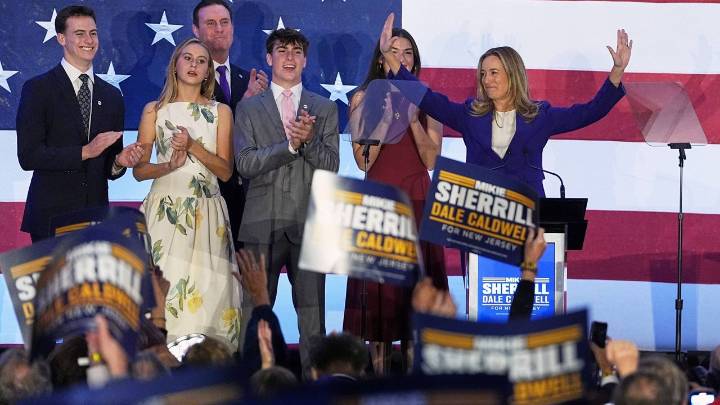 Democrat Mikie Sherrill elected governor of New Jersey, defeating opponent who aligned with Trump