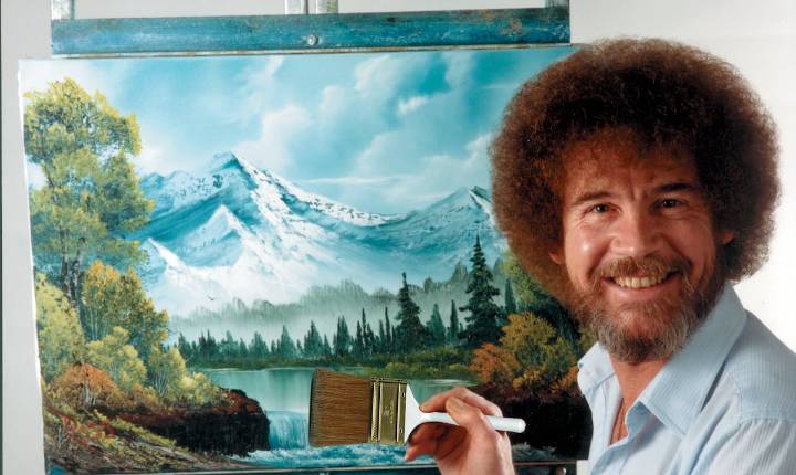 Pinturas de Bob Ross se subastan en más de $600 mil