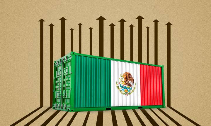 Exportaciones en México incrementaron 14.2%; fueron impulsadas por la industria manufacturera