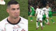 Cristiano Ronaldo fue expulsado tras propinarle codazo a futbolista de Irlanda