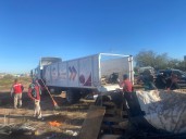 Atienden acumulamiento de tiliches y desechos sobre el bulevar Francisco Villarreal Torres