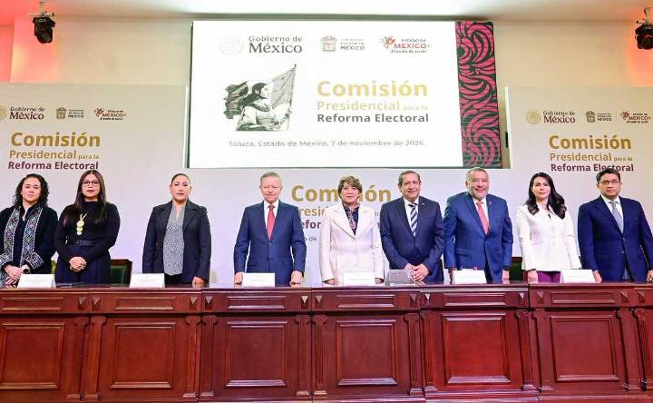 Realizan reunión de la Comisión Presidencial para la Reforma Electoral en el Edomex; destacan pluralidad de ideas