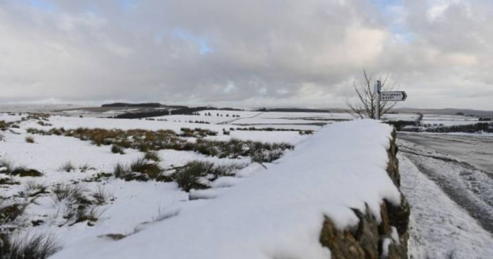 All the 18 parts of England facing snow on Wednesday and Thursday