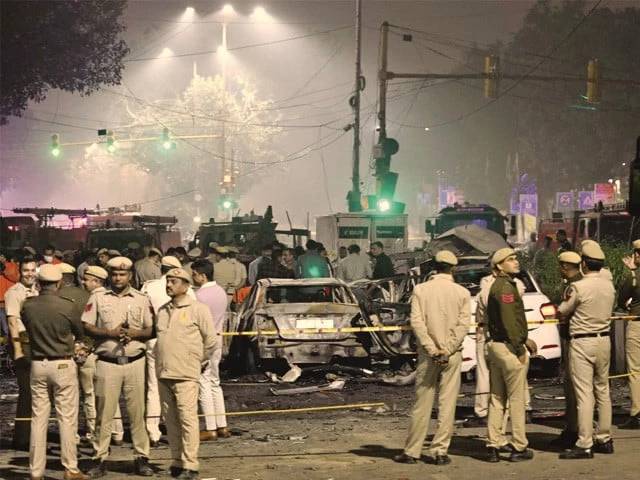 Eight killed in 'mysterious' car blast near Delhi's Red Fort