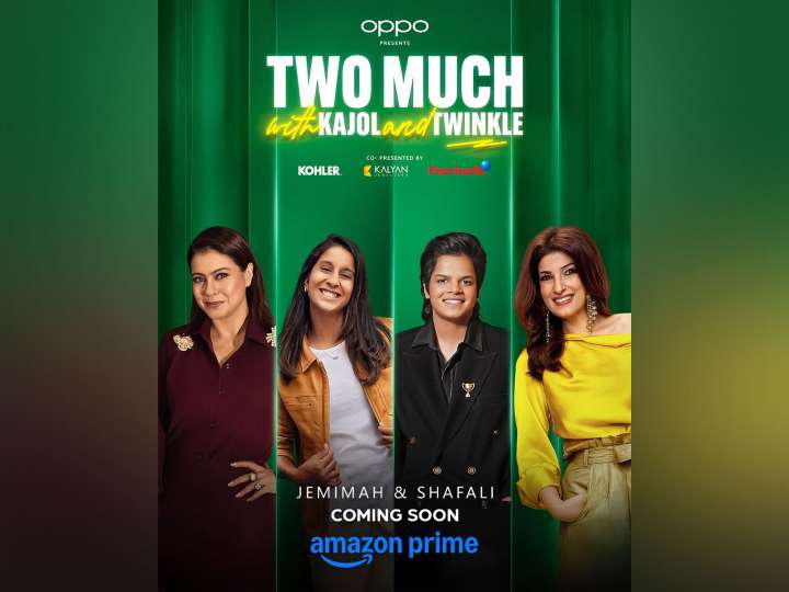'Two Much with Kajol and Twinkle' to feature Jemimah Rodrigues, S