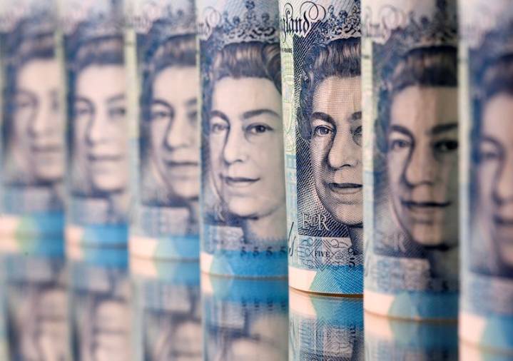 Sterling snaps four-day rising streak after jobs data