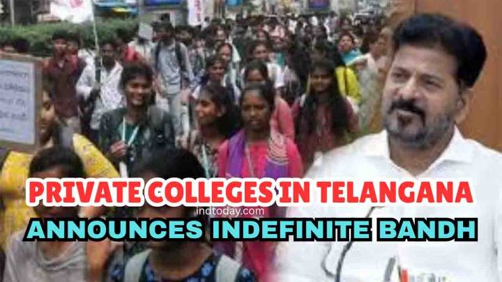 Private college fee reimbursements Trigger Telangana Strike