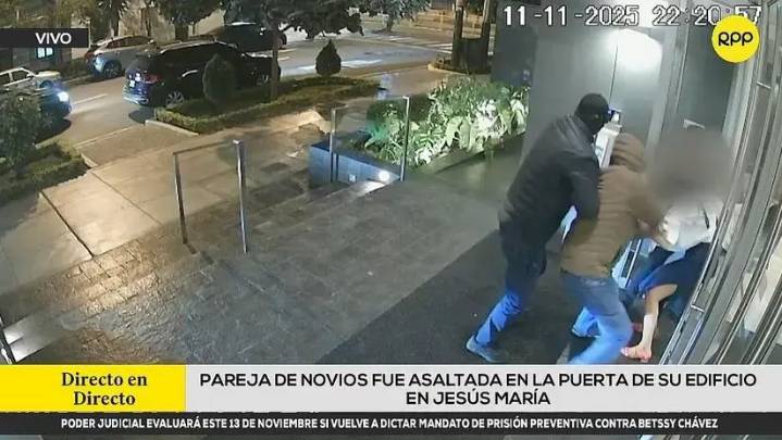 Pareja de novios fue asaltada en la puerta de su edificio en Jesús María