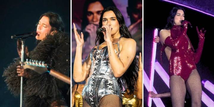 Dua Lipa impactó con outfits de lujo en Argentina: de Chanel a Jean Paul Gaultier