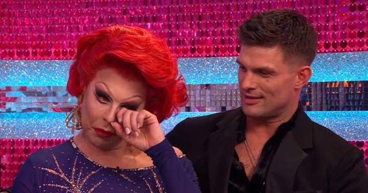Strictly's La Voix wipes away tears as Aljaz makes poignant statement about drag queens