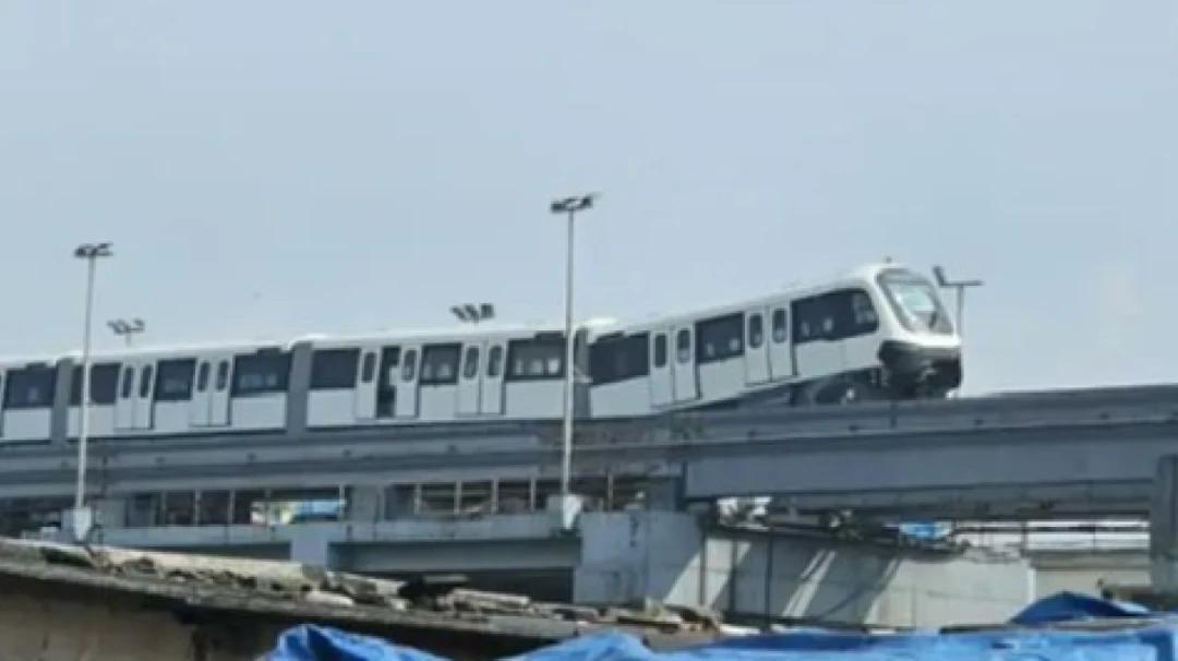 Monorail Tilts During Test Run in Mumbai; No Passengers Onboard