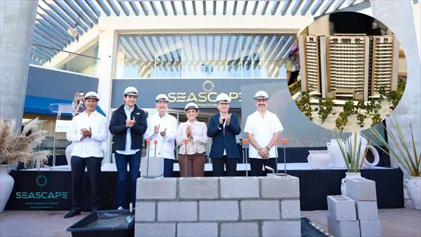 Primera piedra de Seascape en San Carlos, Sonora