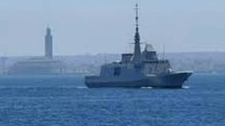 Maniobras navales de Marruecos y Francia en aguas galas