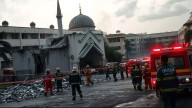 At least 54 injured in explosion at Indonesian school mosque