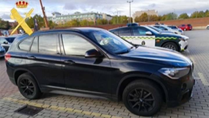 Detenido en Carbajosa al volante de un BMW robado en Portugal