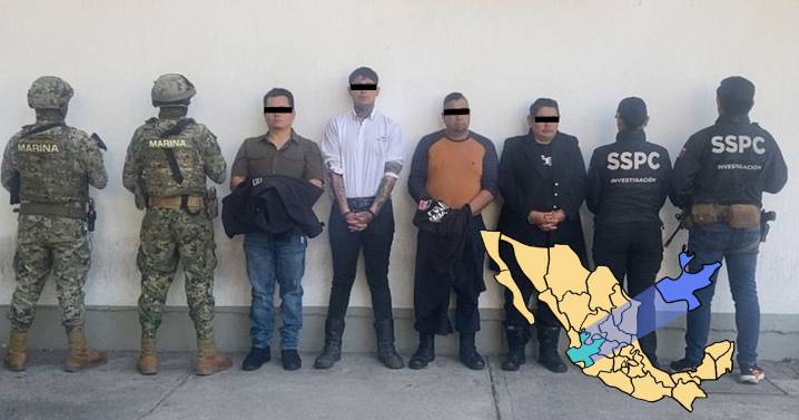 Caen cuatro integrantes del CJNG; los detenidos son policías municipales