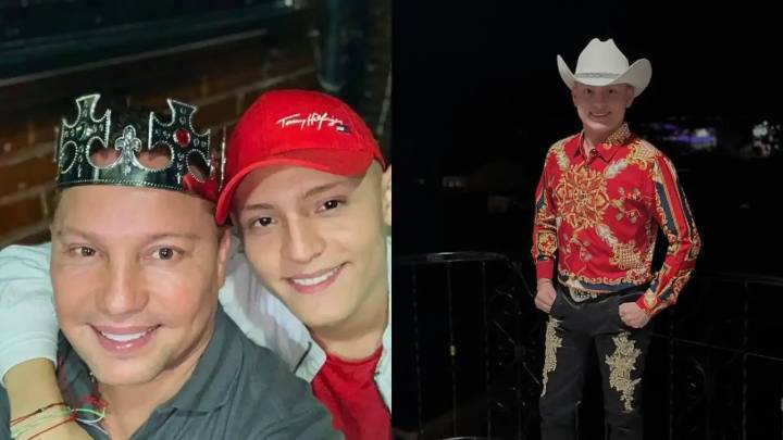 Él es Miguel Ayala, hijo del cantante Giovanny Ayala que fue secuestrado en Cauca