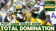 PACKERS SQUAD SHOW: Green Bay SMASHES the Vikings! | Defense DOMINATES & Emmanuel Wilson Goes OFF!