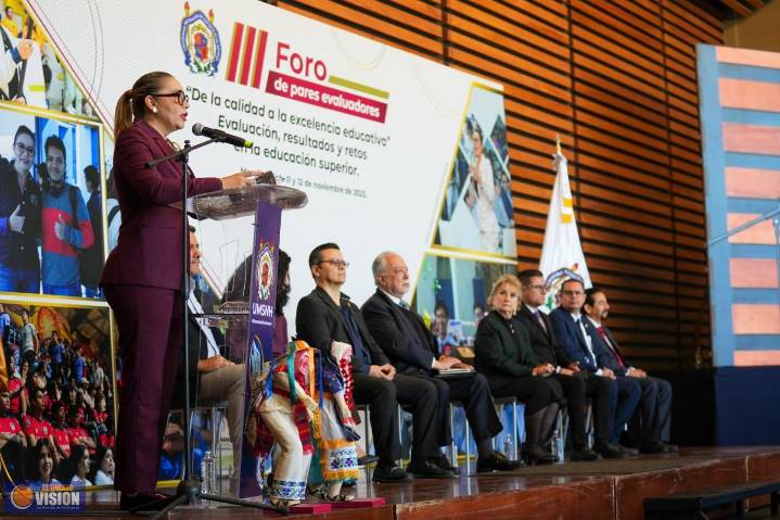 UMSNH se consolida en su calidad educativa; Yarabí Ávila inaugura III Foro de Pares Evaluadores