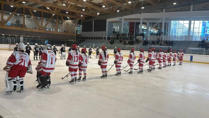 Festín para el Club Hielo Jaca femenino: 45 goles en dos partidos