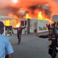 Fire prompts evacuations at UN climate talks in Brazil, but officials say no one hurt