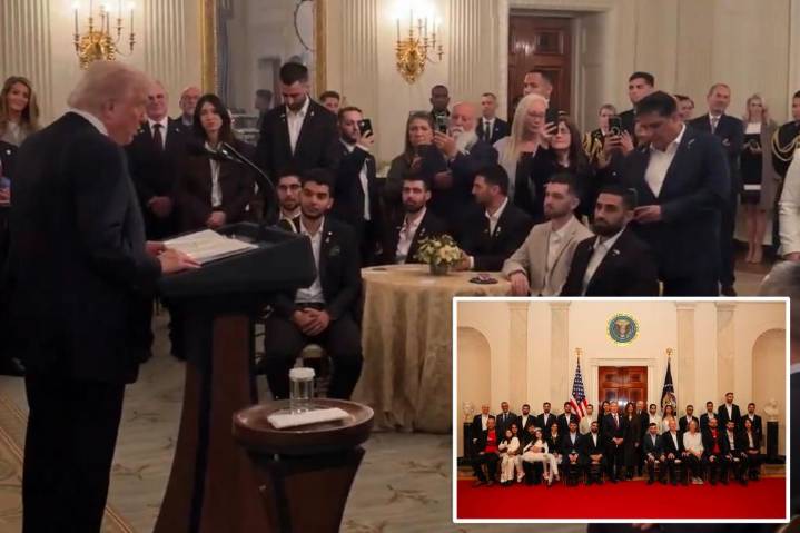 Trump meets with Israelis held captive by Hamas: ‘You’re not a hostage anymore ... you’re heroes’