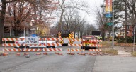 Gas line on Lafayette leaks for more than two hours, blocks traffic for longer