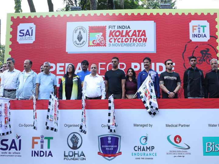 Fit India Kolkata Cyclothon draws record-breaking participants