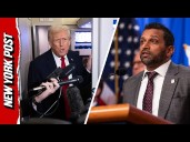 Trump Addresses Report Claiming He’s Considering Ousting FBI Director Kash Patel