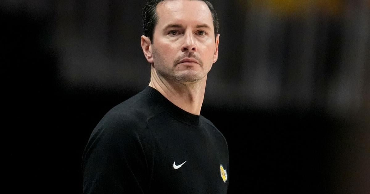 Frustrated Lakers coach JJ Redick keeps postgame comments brief after loss to Hawks
