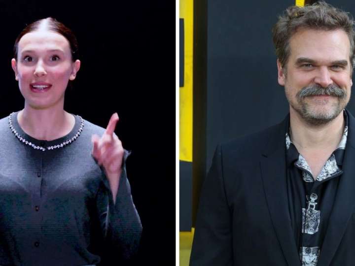 Millie Bobby Brown presentó una denuncia por acoso e intimidación contra David Harbour, su "papá televisivo" en Stranger Things