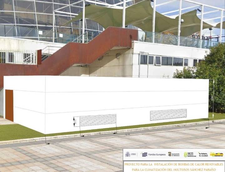 El pabellón que mejorará su climatización e inaugura así el proyecto 'CoNecta Salamanca'