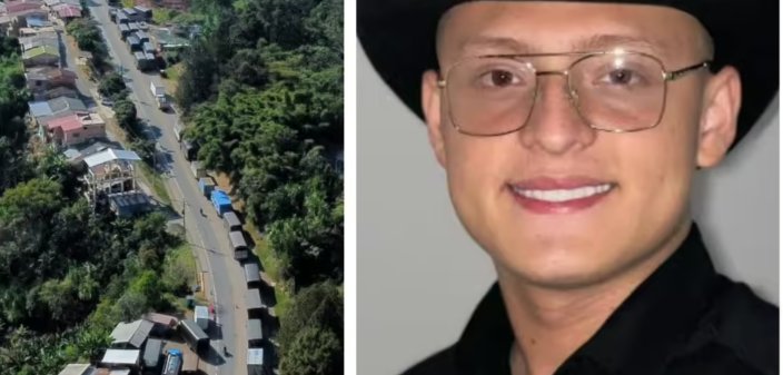 Secuestran al hijo y mánager de Giovanny Ayala en la vía Panamericana, Cauca