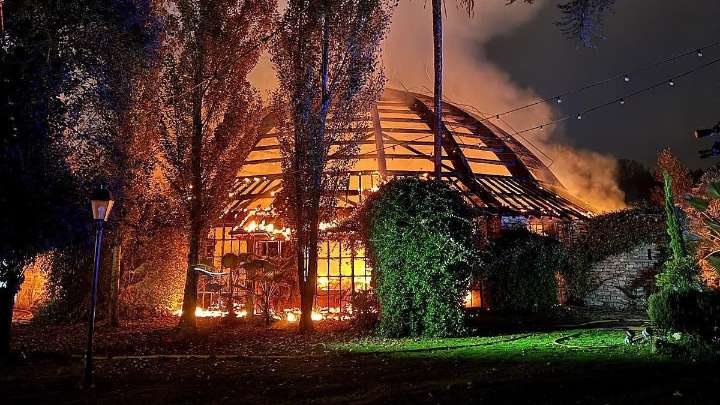 Arde en Girona el restaurante Mas Marroch, de los hermanos Roca