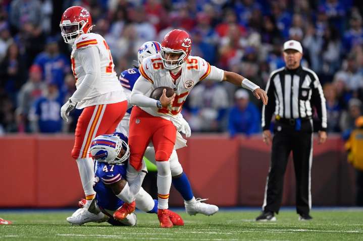 Bills did something to Chiefs' Patrick Mahomes that has never happened in his entire NFL career