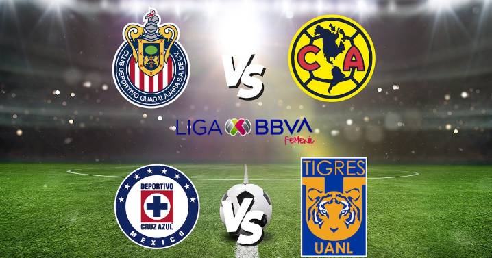 Horarios de semifinales Liga MX Femenil 2025: ¿Cuándo se juega América vs. Chivas y Cruz Azul vs. Tigres?