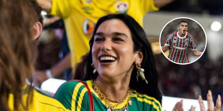 Dua Lipa habría sido la “cábala” para equipo de jugador colombiano en el futbol brasileño