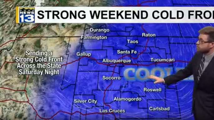 Cooler air to settle into New Mexico this weekend