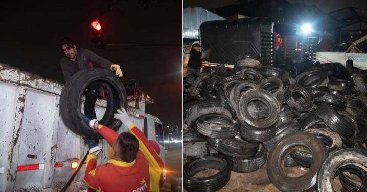 Con nueva jornada de ‘Llantatón’, se recolectaron 658 llantas usadas y abandonadas en calles de Engativá