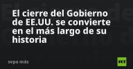 El cierre del Gobierno de EE.UU. se convierte en el más largo de su historia
