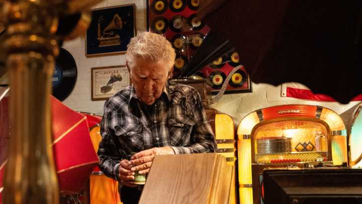 Ruble Sanderson, who has owned Legend's Corner (and other honky tonks) for about 30 years, talks about his collection of sound machines