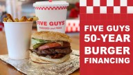 Five Guys Now Offering 50-Year Burger Financing