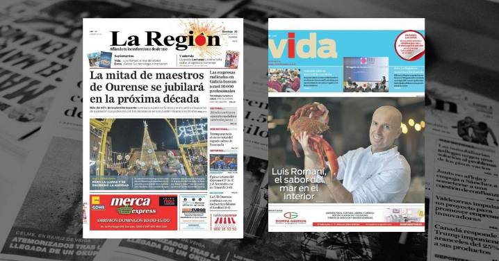 La portada de La Región de este domingo, 30 de noviembre
