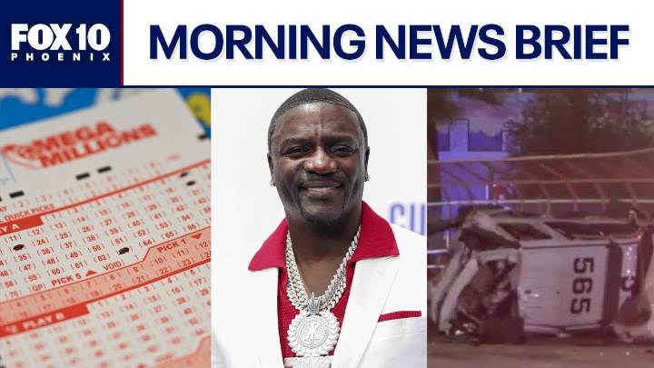 $5M lottery ticket sold in Peoria; singer Akon arrested l Morning News Brief