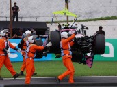 El duro choque de Franco Colapinto en el GP de Brasil: cómo fue el accidente y qué se sabe de su estado