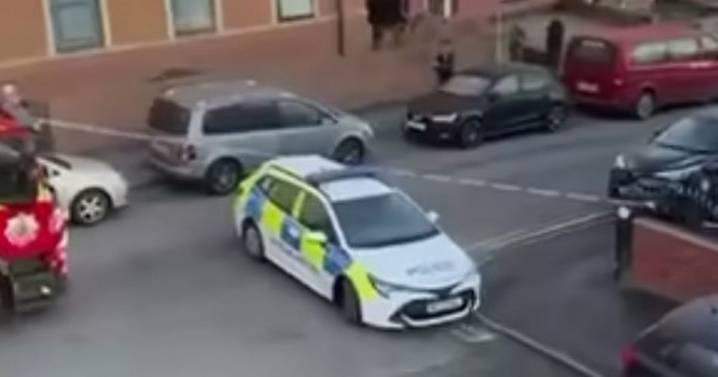 LIVE: Greater Manchester street taped off with emergency services at scene