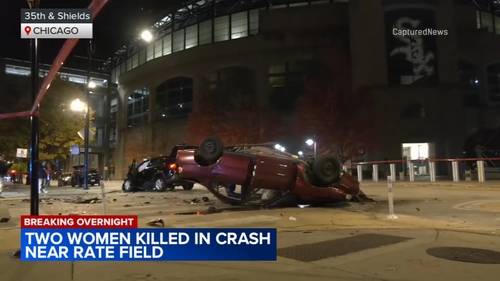 2 killed, 2 injured in crash on 35th Street near Rate Field, Chicago police say